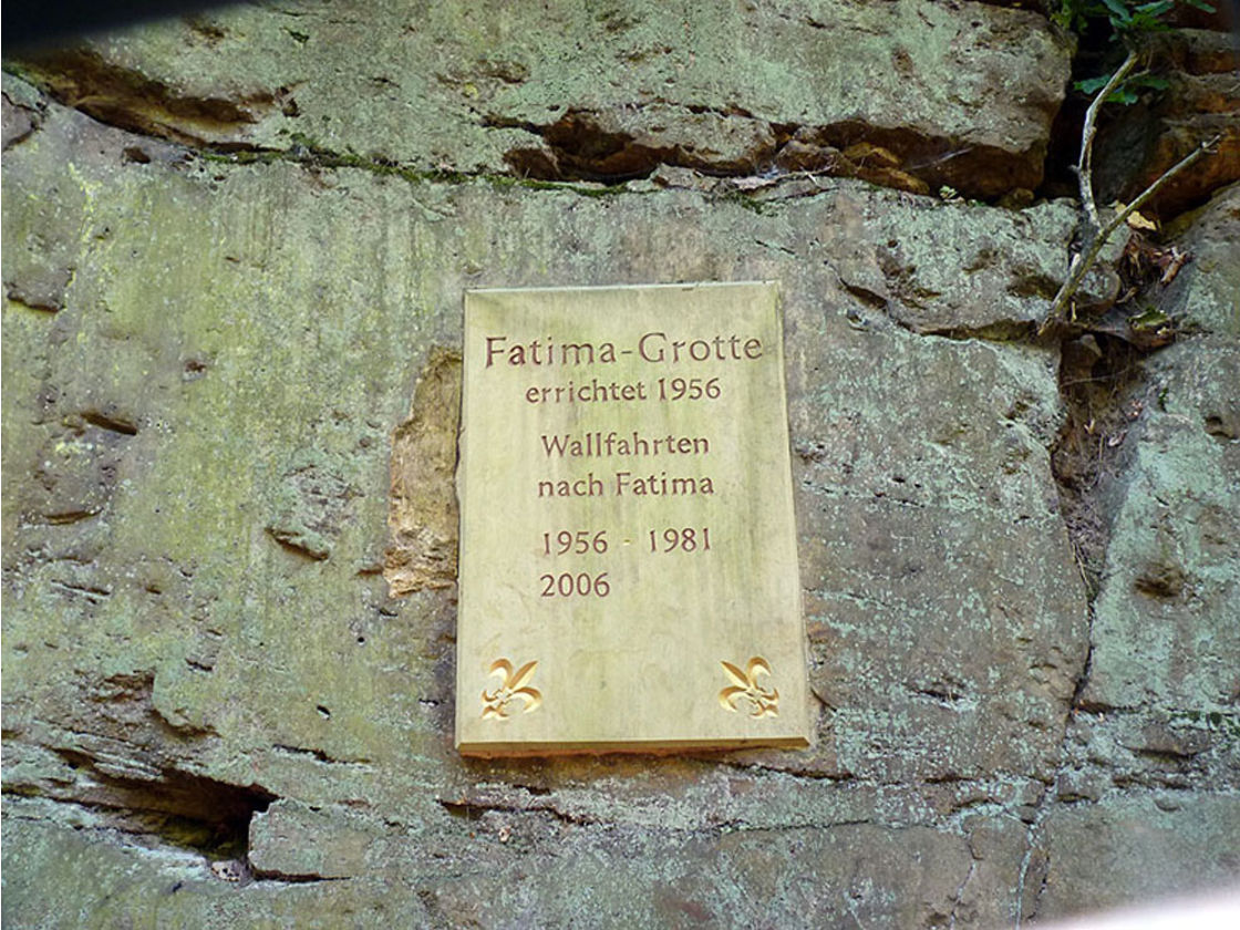 Die Fatima Grotte in Naumburg (Foto: Karl-Franz Thiede)